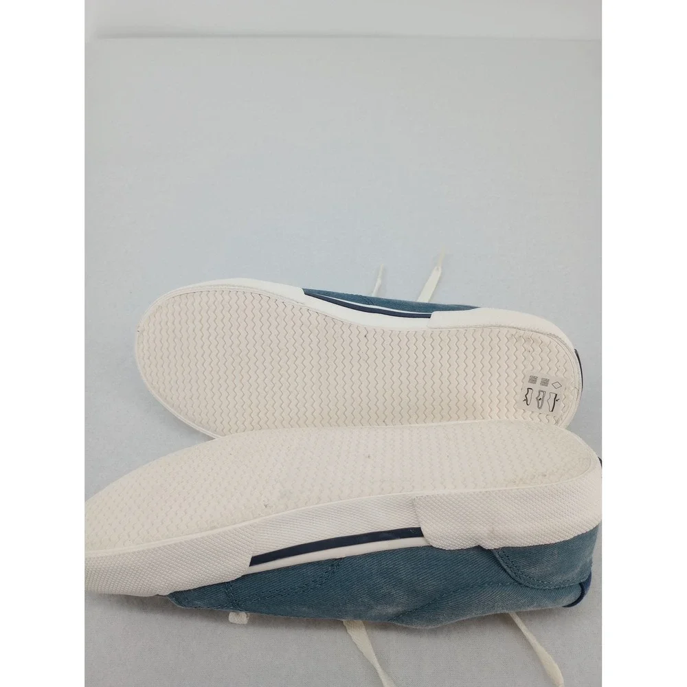 Sperry Striper II LTT Sneakers Kids 3M Blue Canvas Lace Up Low Top
